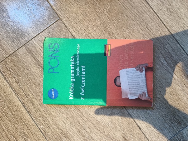 Książka do gramatyki języka niemieckiego z ćwiczeniami